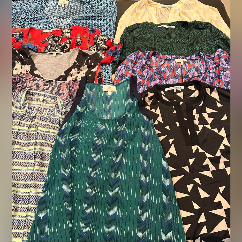 Collective Concepts Lot of 10 Blouses Tops size M